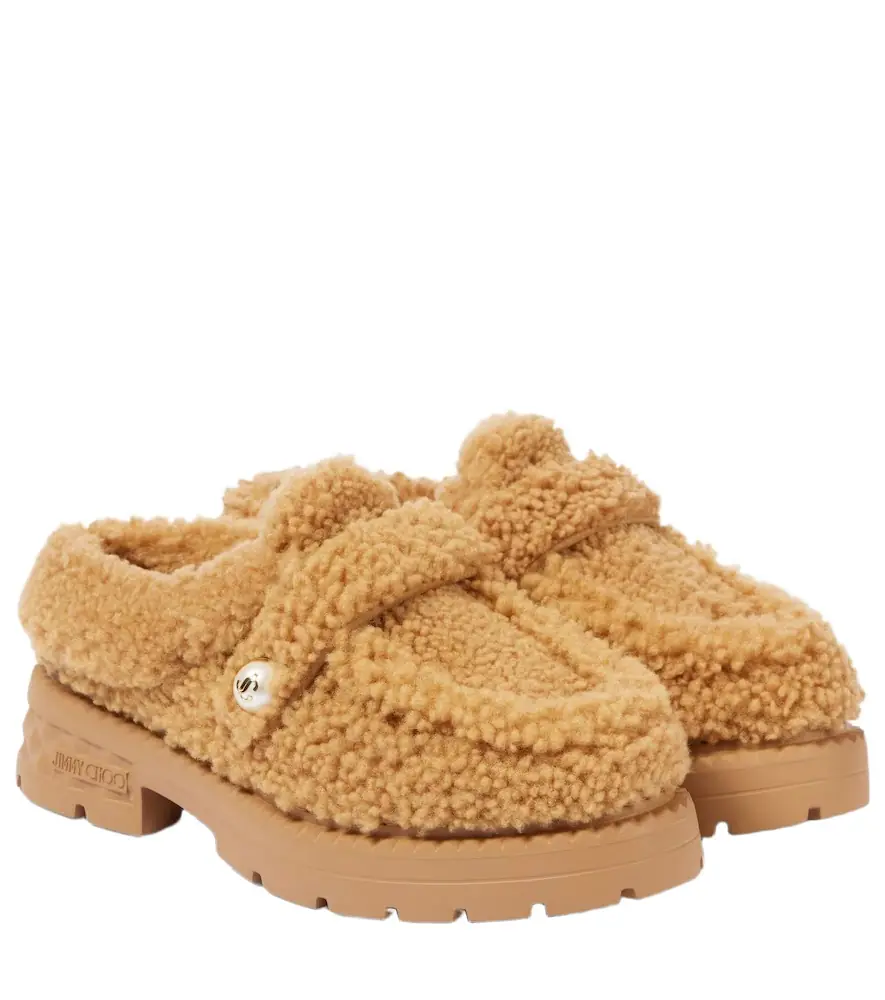 Jimmy Choo Shea shearling mules - Women's Shoes