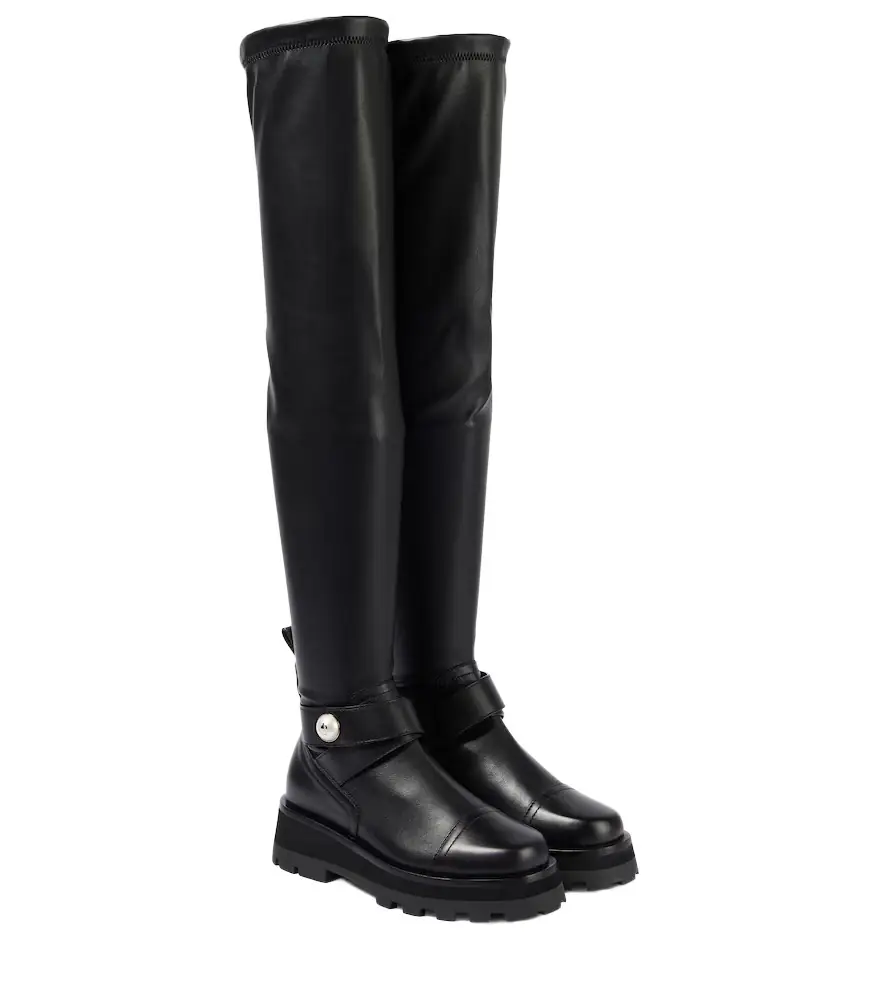 Jimmy Choo Meena leather over-the-knee boots - Women's Shoes
