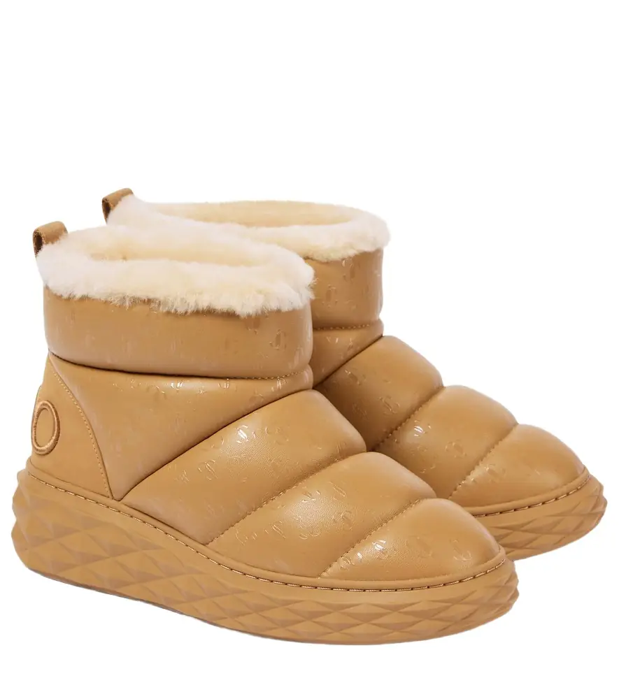 Jimmy Choo Xan leather snow boots - Women's Shoes