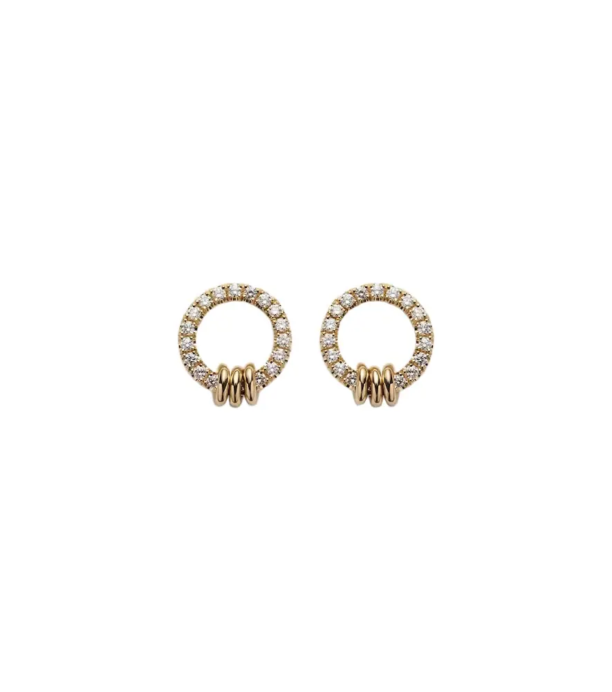 Spinelli Kilcollin Sidra 18kt gold earrings with diamonds