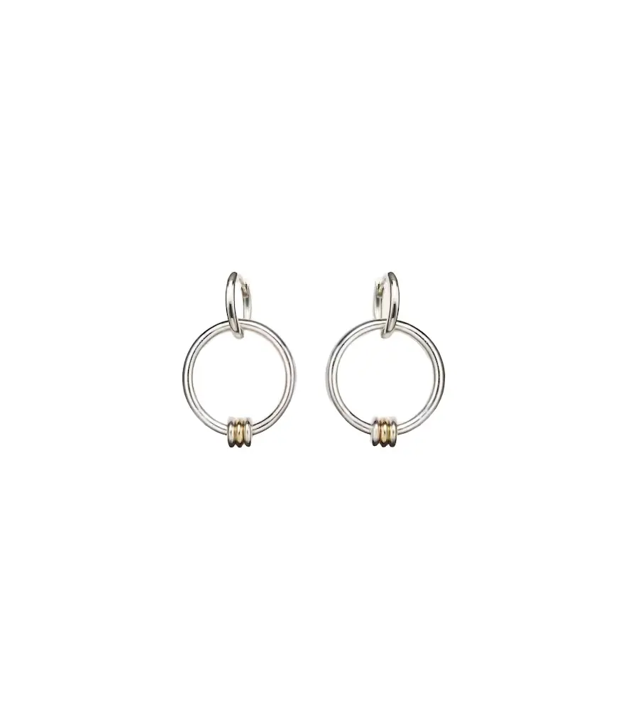 Spinelli Kilcollin Sirius Versa sterling silver and 18kt gold hoop earrings