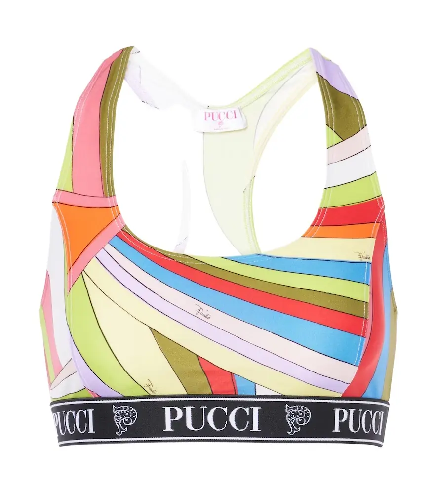 Pucci Iride sports bra