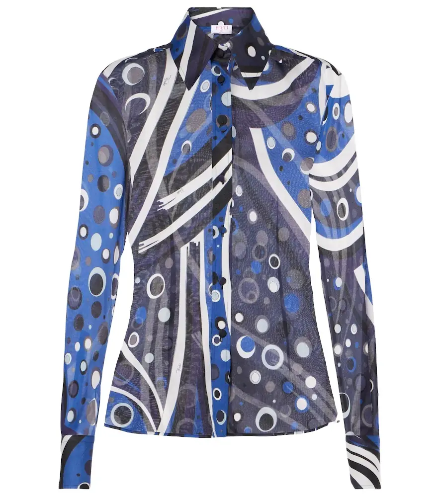 Pucci Fontane cotton muslin shirt