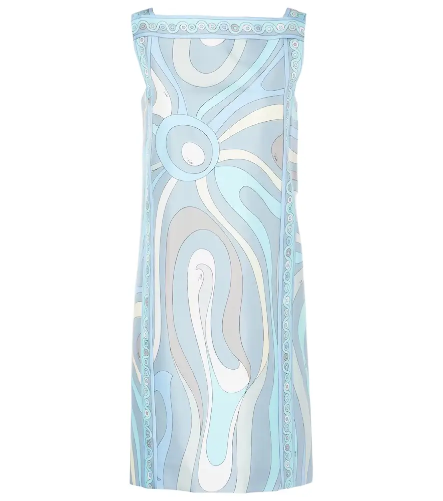 Pucci Marmo silk twill minidress