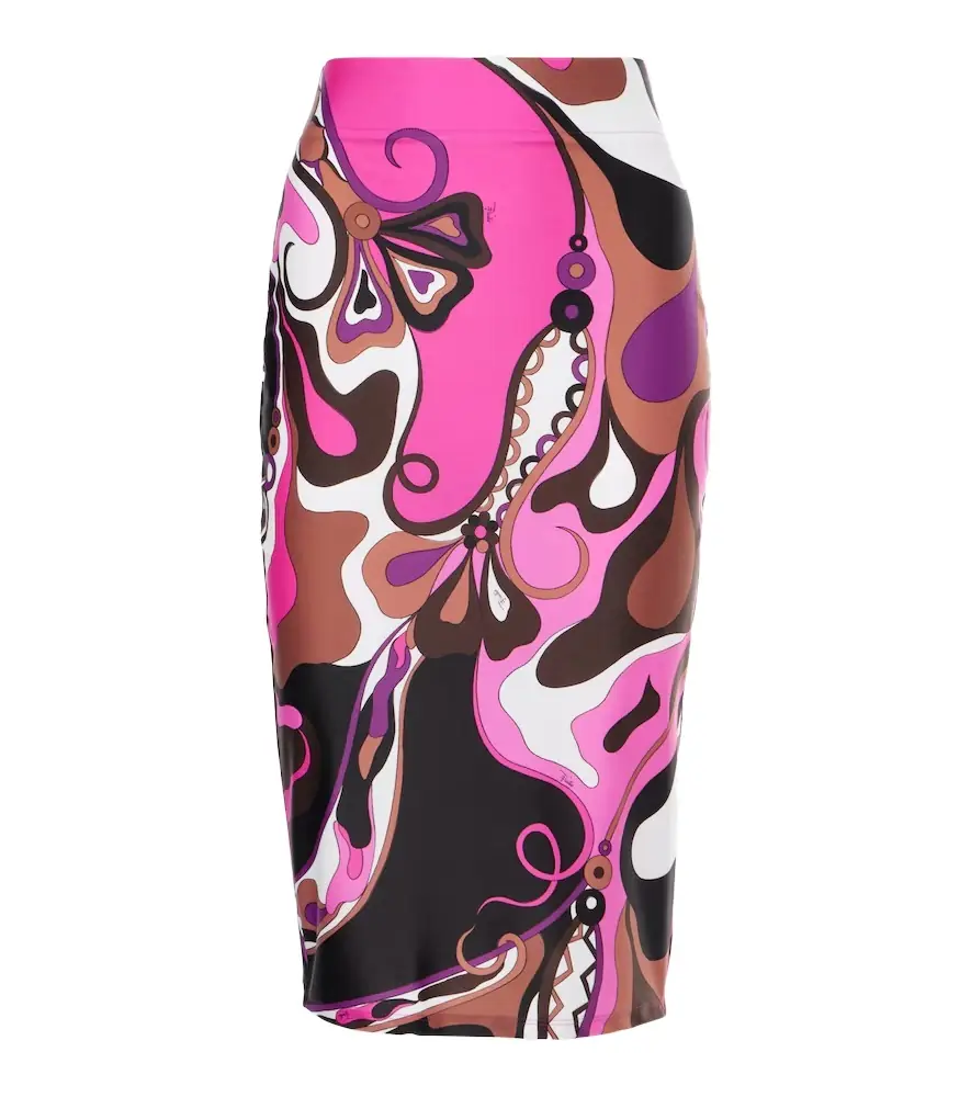 Pucci Orchidee pencil skirt