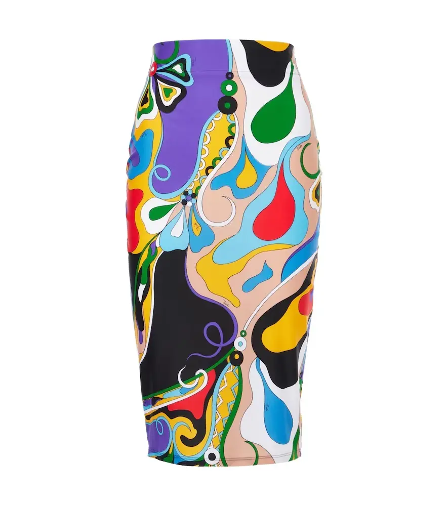Pucci Orchidee pencil skirt