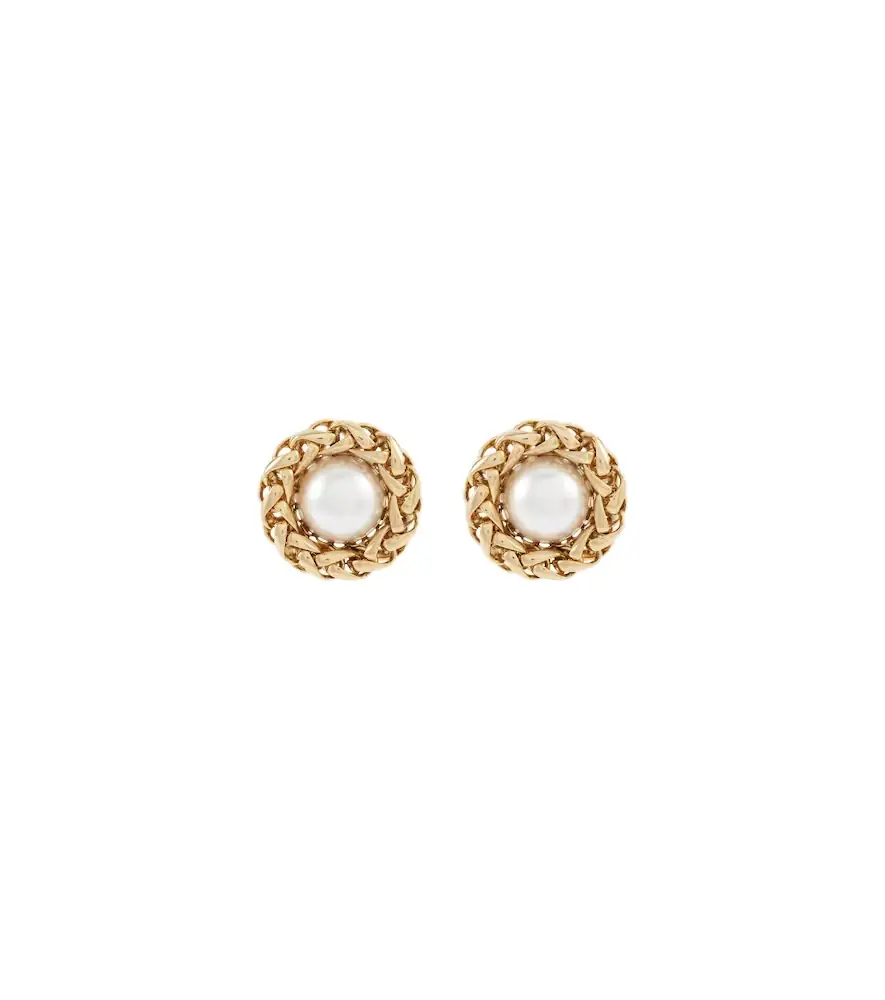 Jennifer Behr Marit 18kt gold-plated earrings