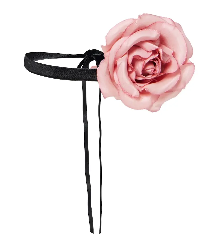 Jennifer Behr Floral-appliqué choker