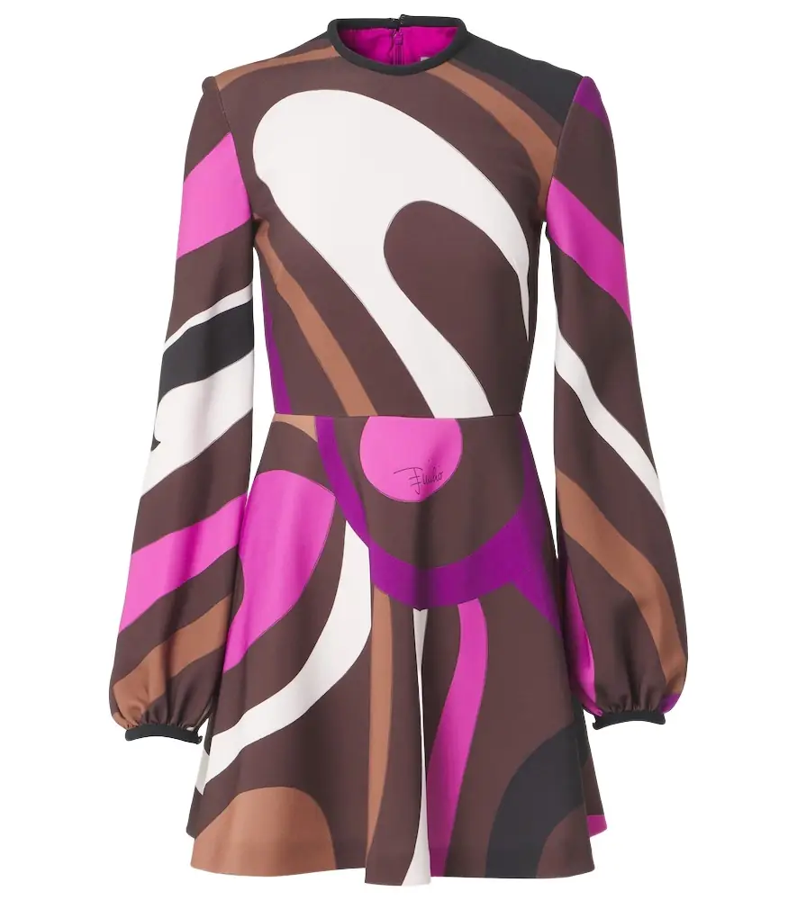 Pucci Marmo cady minidress