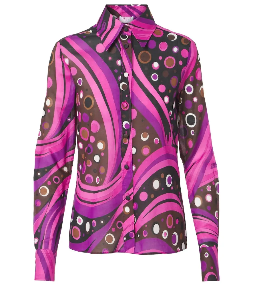 Pucci Fontane cotton muslin shirt