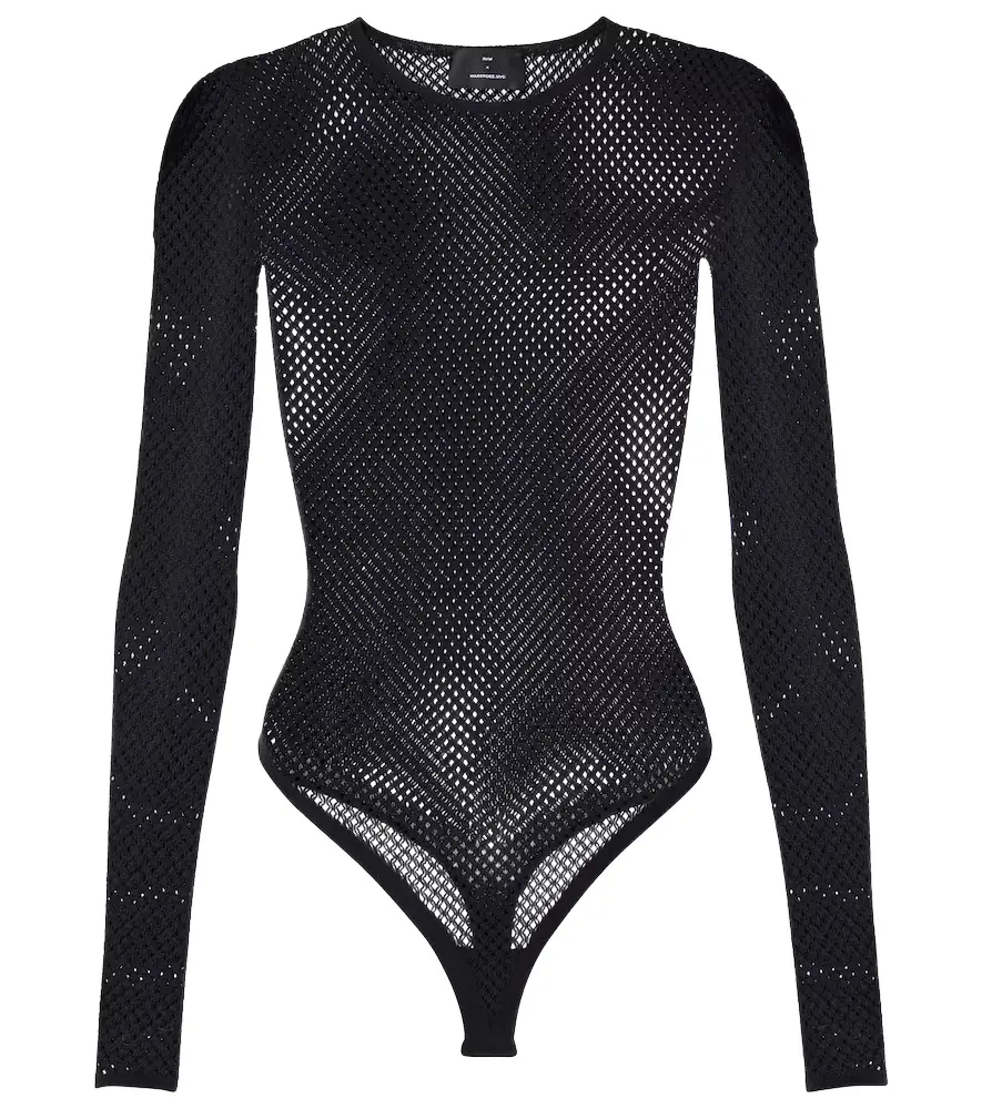 Wardrobe.NYC Wardrobe. NYC x RHW Web wool-blend bodysuit