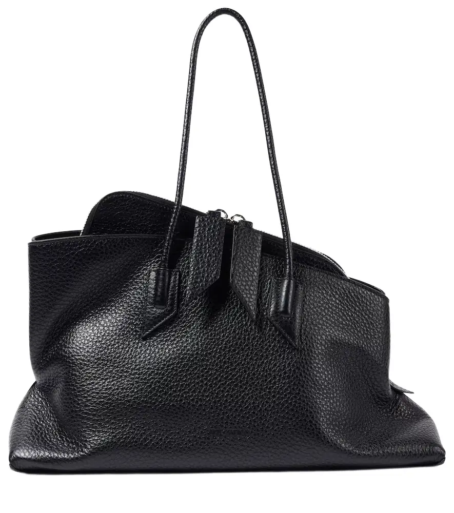 The Attico La Passeggiata Medium leather tote bag