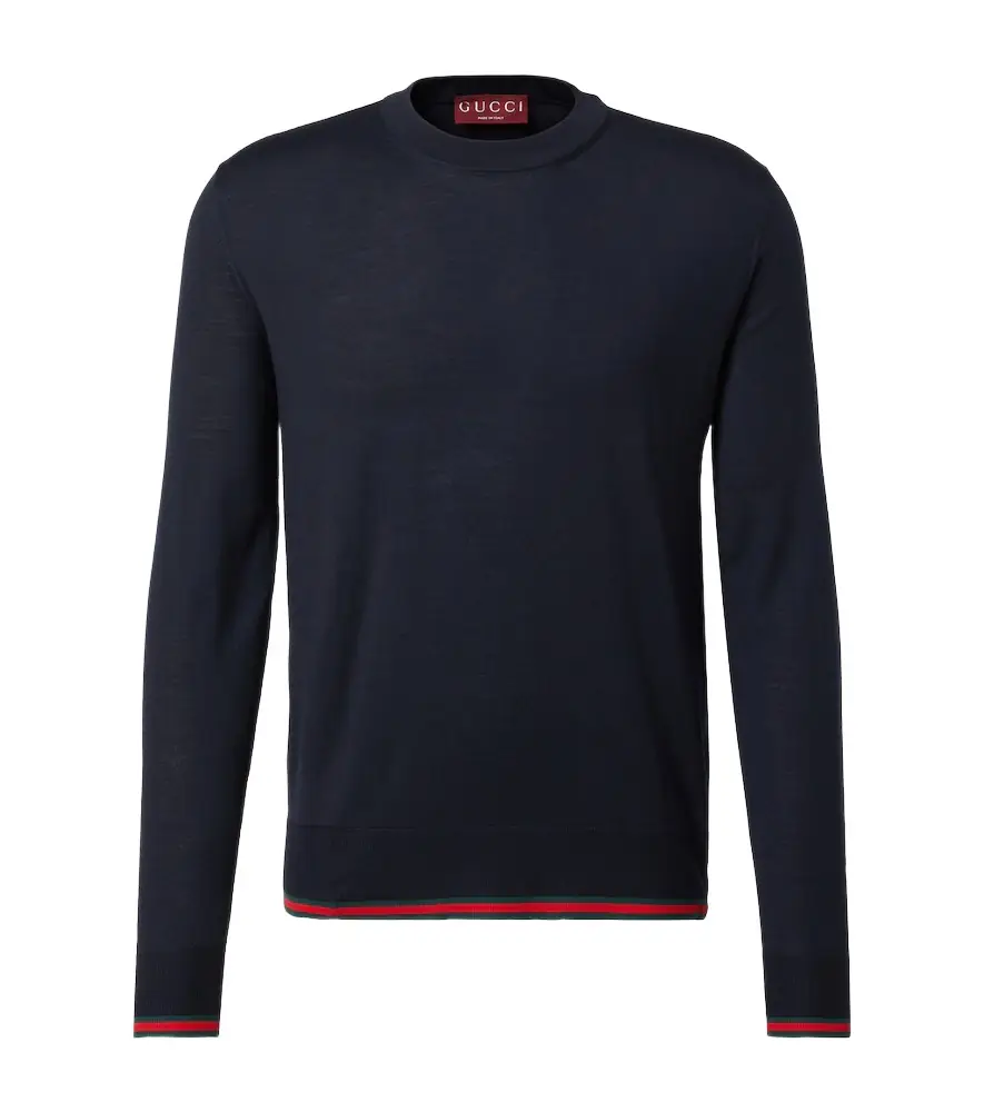 Gucci Web wool sweater