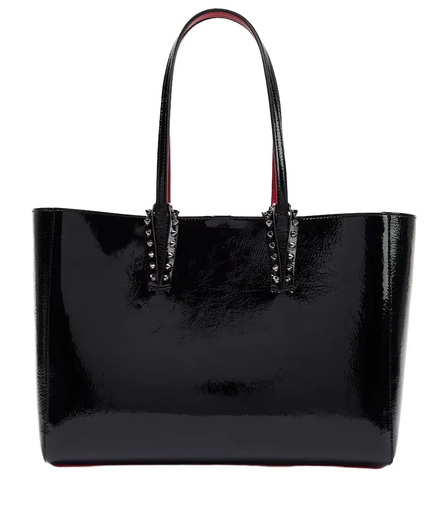 Christian Louboutin Cabata Small patent leather tote bag