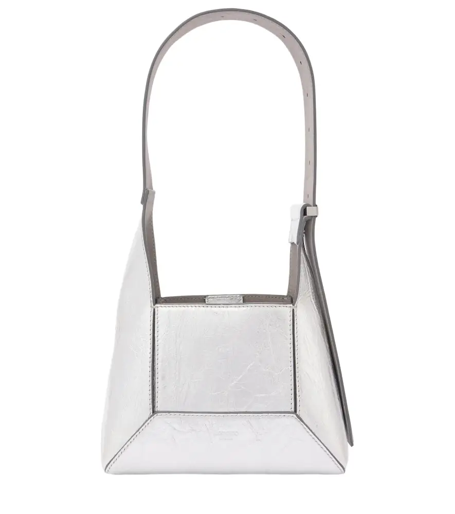 Jimmy Choo Diamond Small embellished leather shoulder bag - Women's Bags