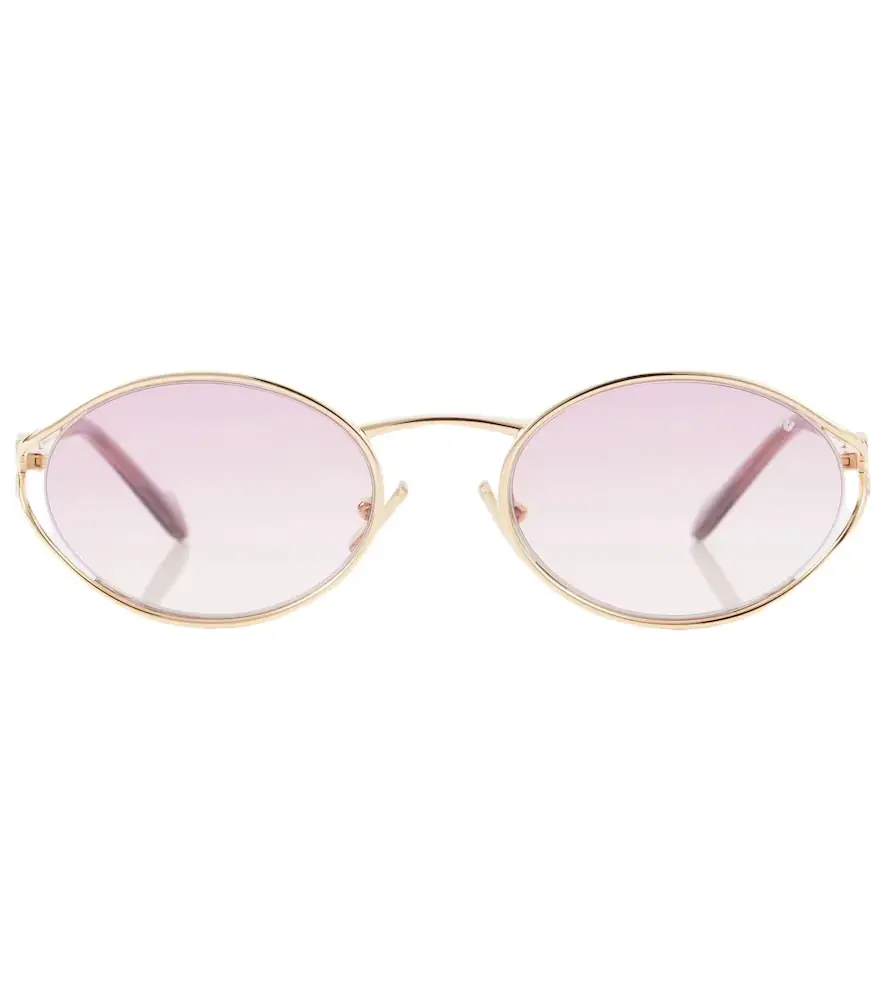 Miu Miu MU 52YS oval sunglasses