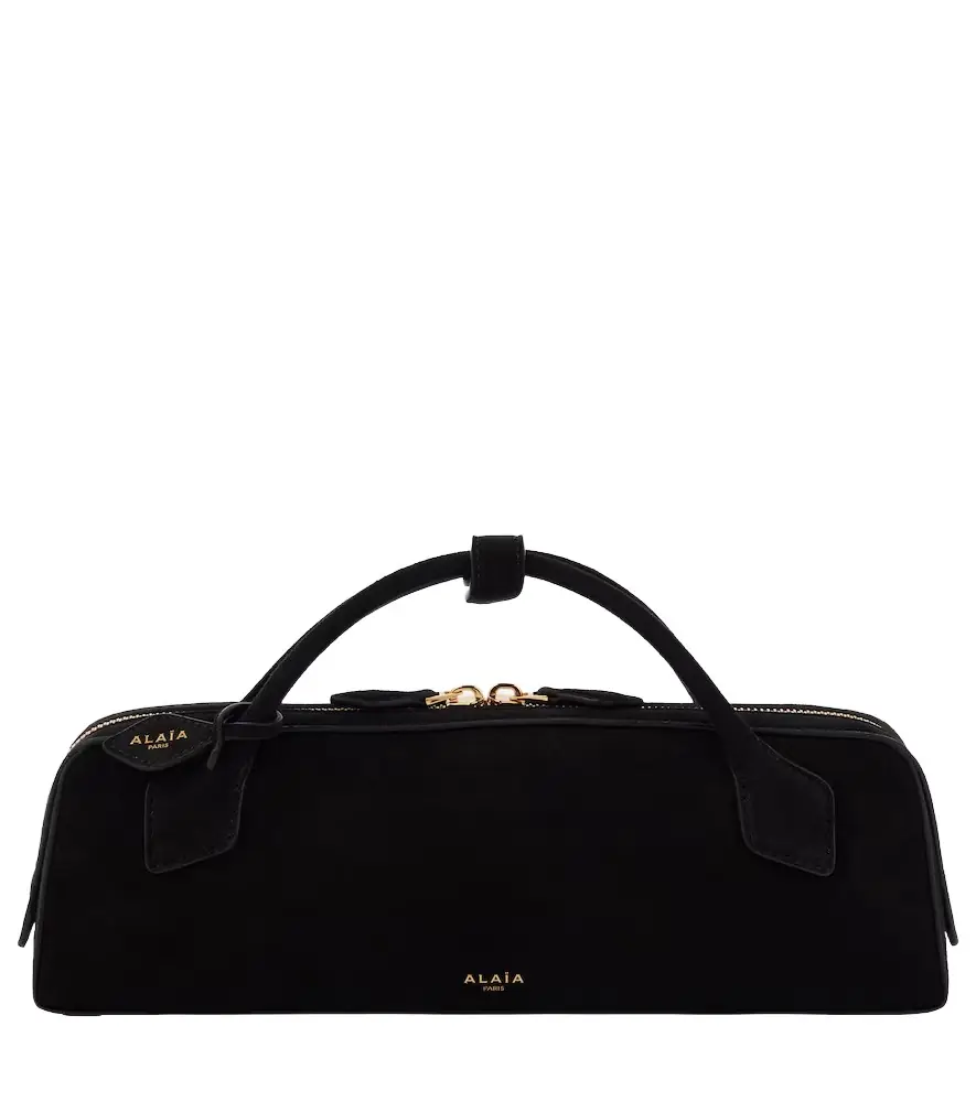 Alaia Alaïa Le Teckel suede clutch