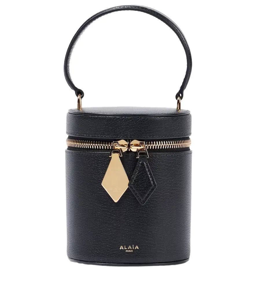 Alaia Alaïa Cube Mini leather vanity bag