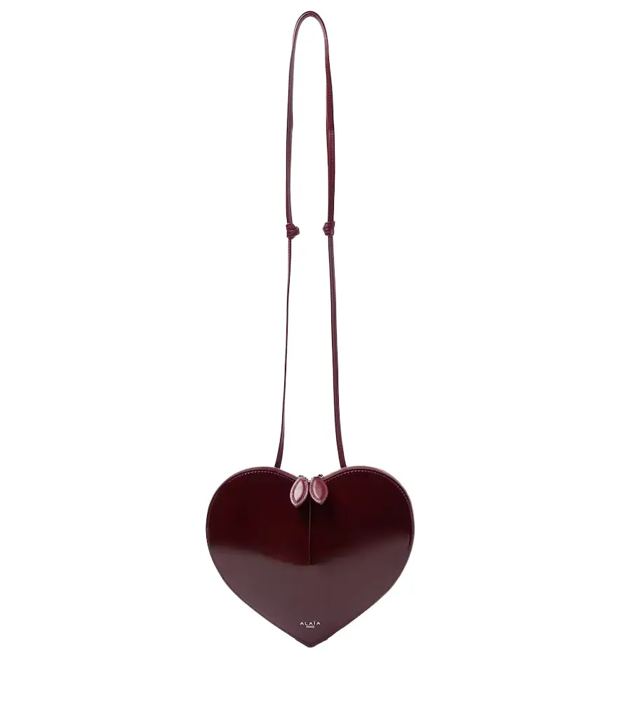 Alaia Alaïa Le Caur patent leather shoulder bag