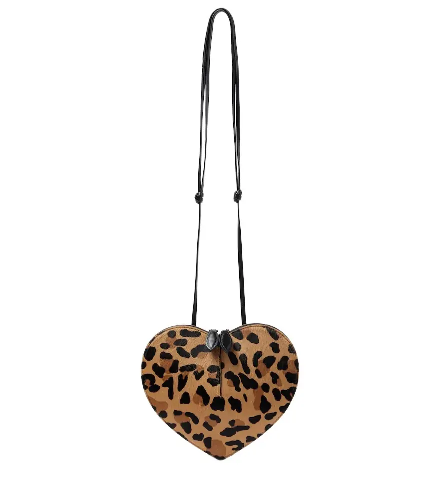 Alaia Alaïa Le Caur calf hair shoulder bag