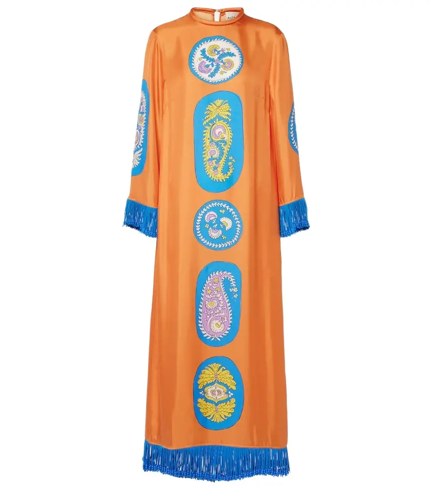 Alemais Alémais Luis silk midi dress