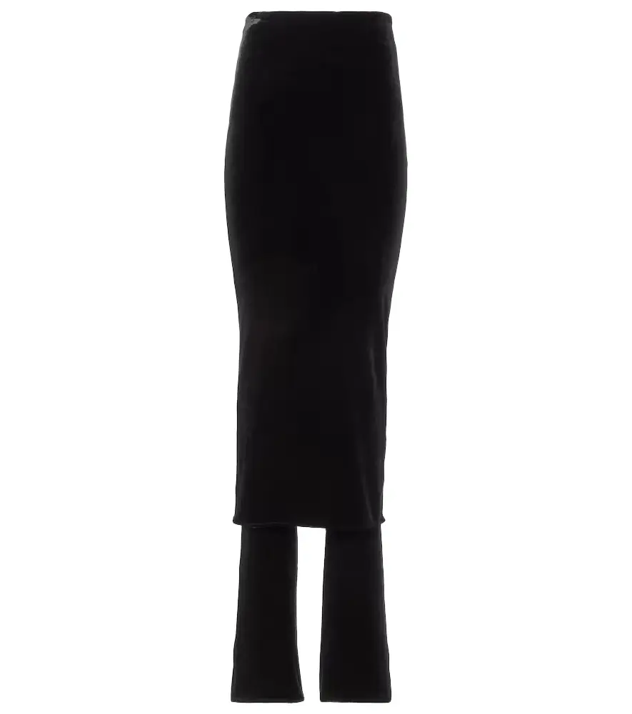 Alaia Alaïa Fluid jersey skirt pants