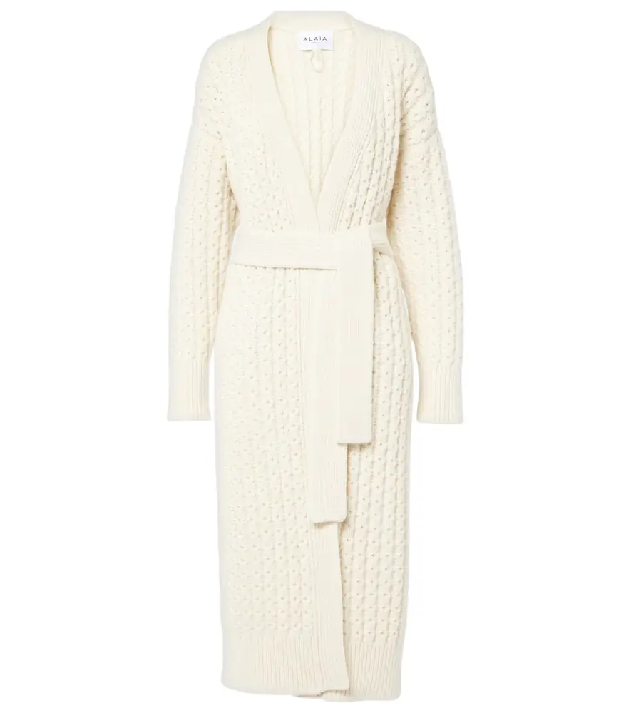 Alaia Alaïa Wool wrap cardigan
