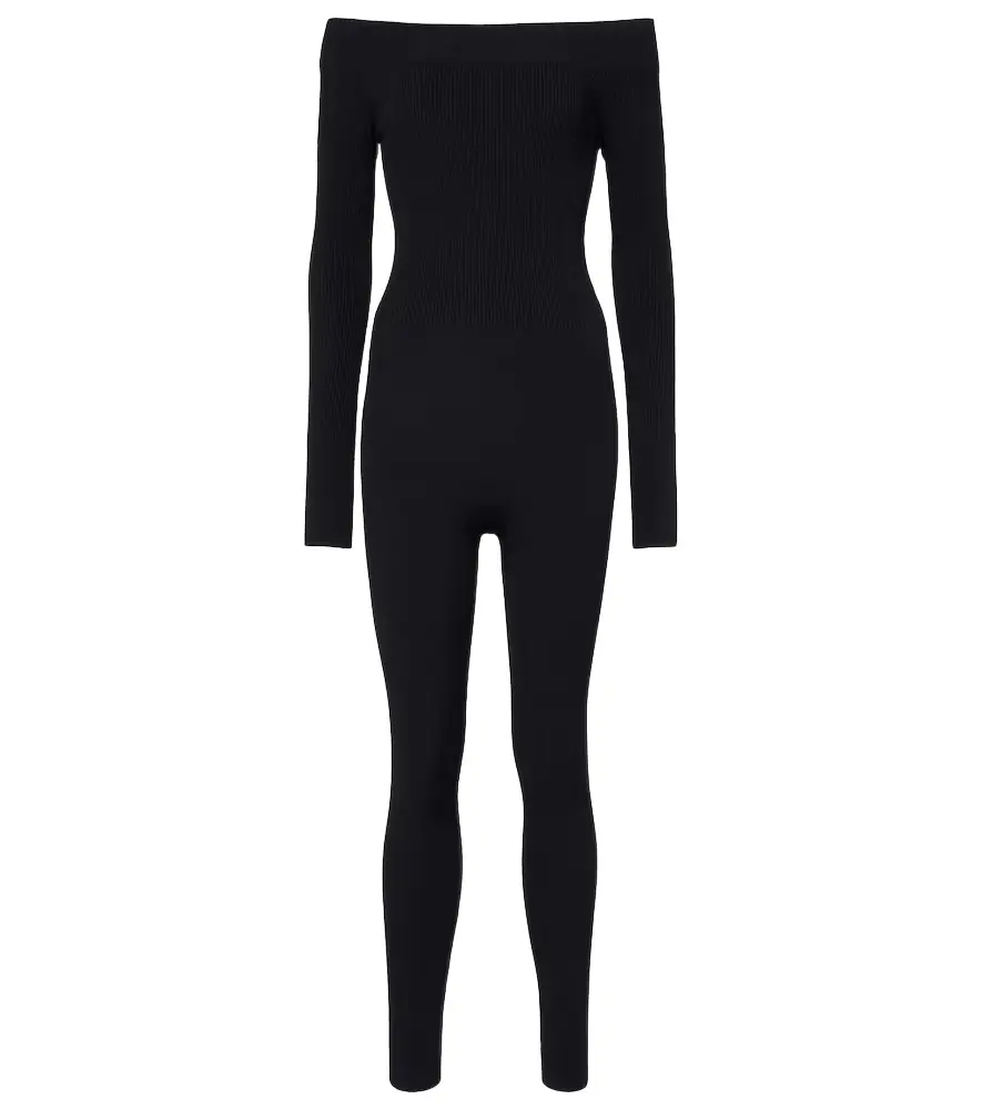 Alaia Alaïa Off-shoulder catsuit