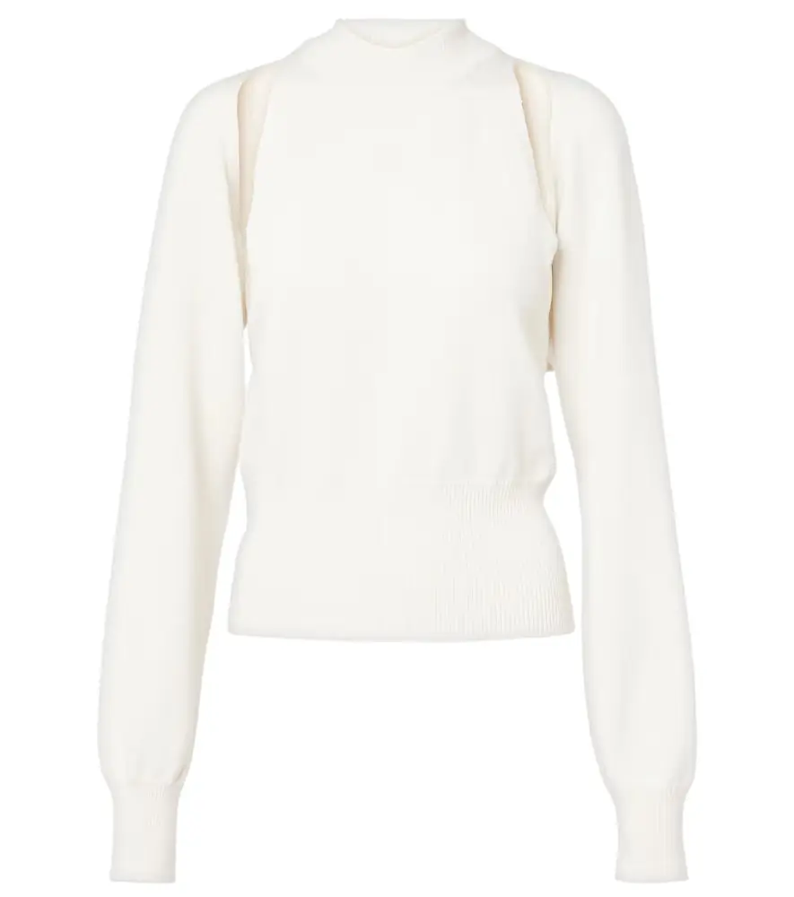 Alaia Alaïa Cutout wool sweater