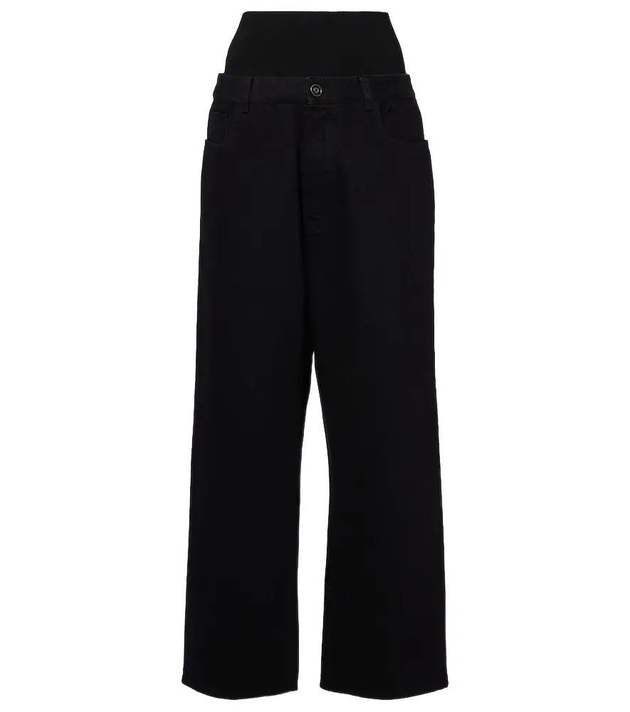 Alaia Alaïa High-rise straight jeans