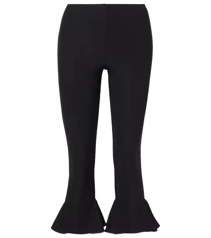 Nensi Dojaka Cropped flared capri pants