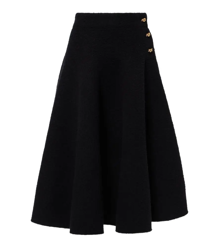 Bottega Veneta Wool midi skirt