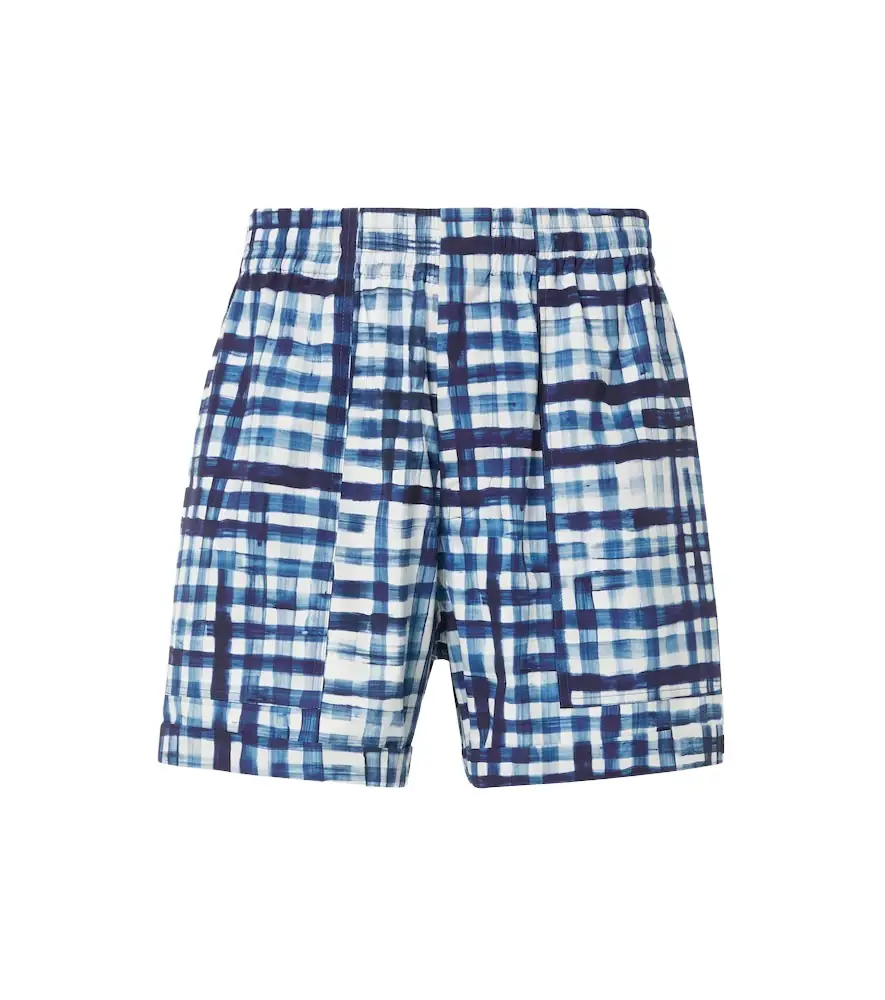 Bottega Veneta Gingham cotton Bermuda shorts