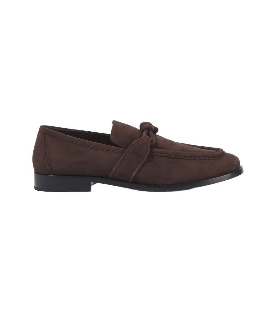 Bottega Veneta Astaire Knot suede loafers