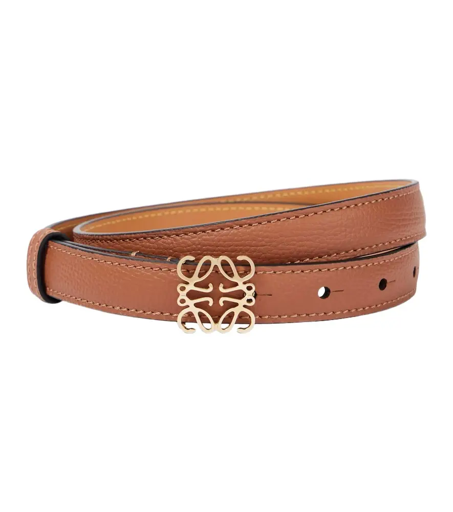 Loewe Anagram leather belt