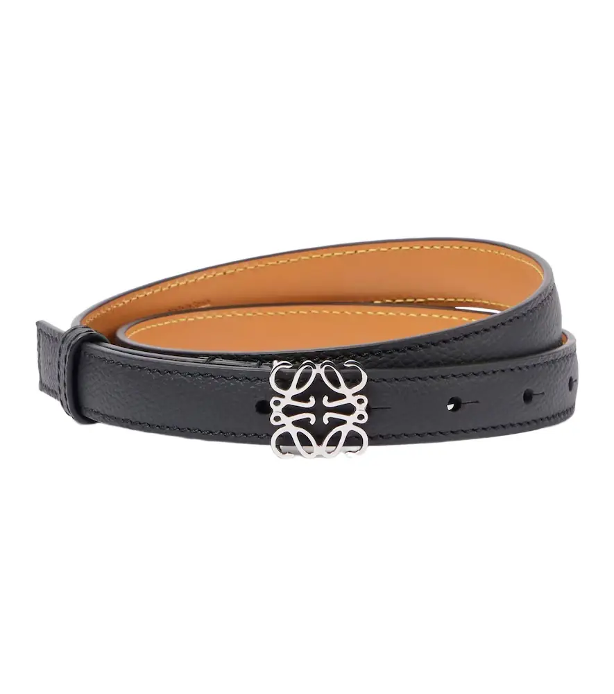 Loewe Anagram leather belt