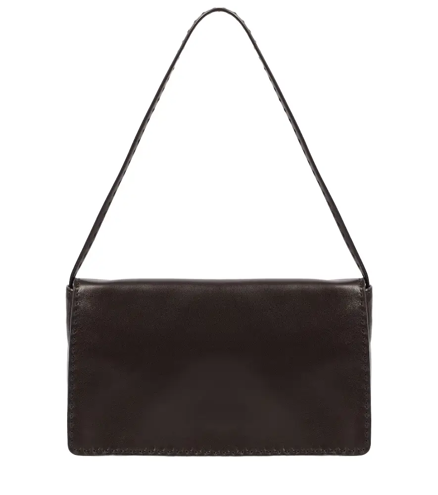 The Row Nuance leather shoulder bag