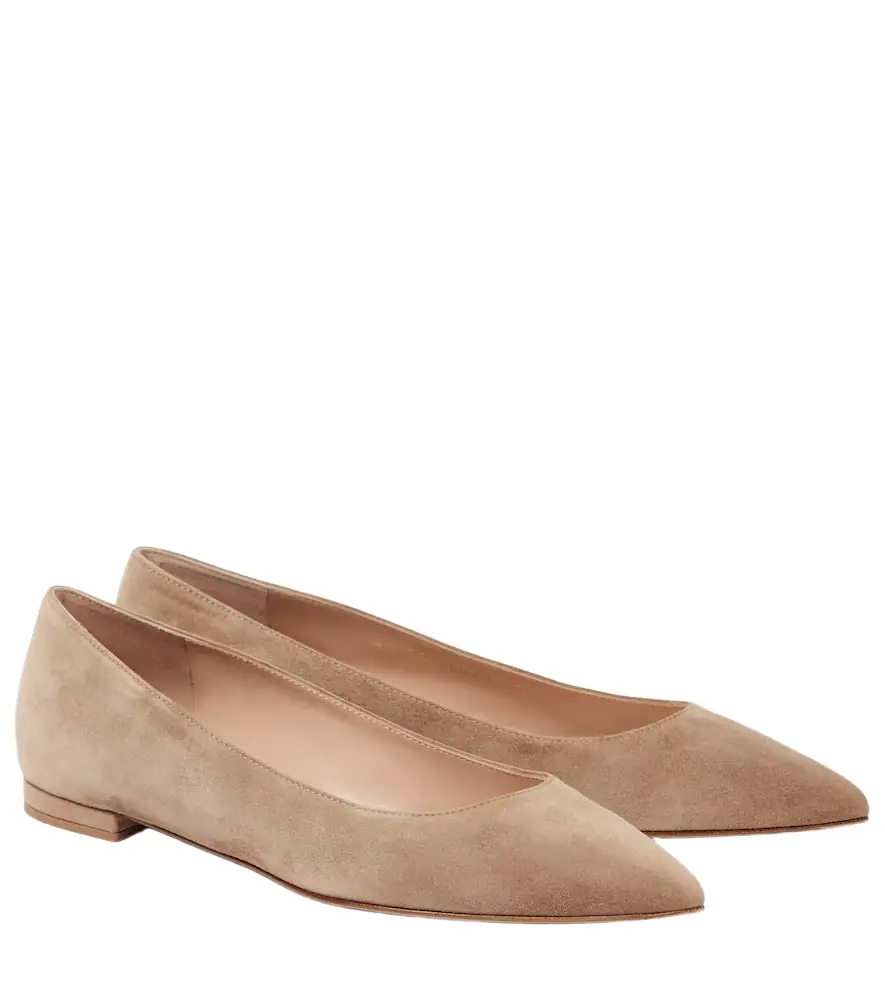 Gianvito Rossi Gianvito suede ballet flats