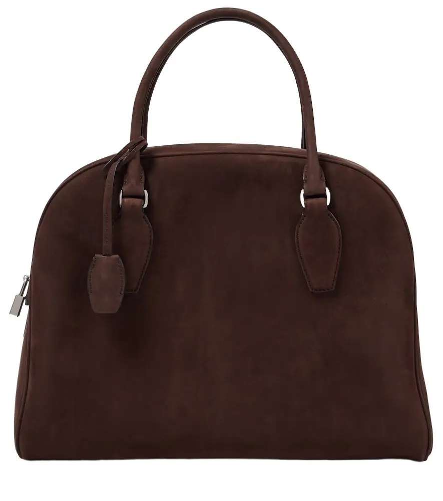 The Row India 12.00 suede tote bag