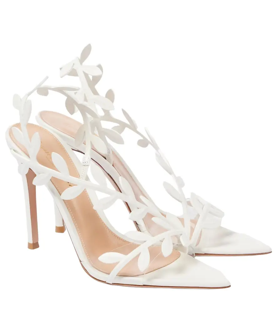 Gianvito Rossi Flavia 105 leather sandals