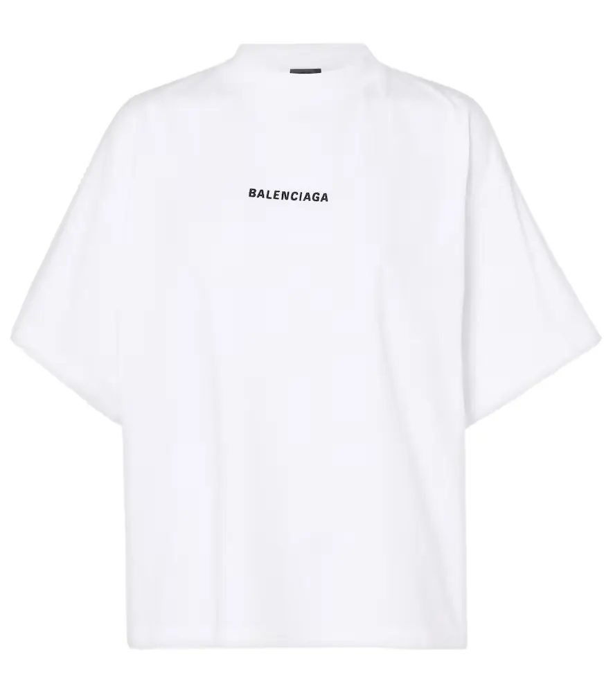 Balenciaga Printed cotton jersey T-shirt