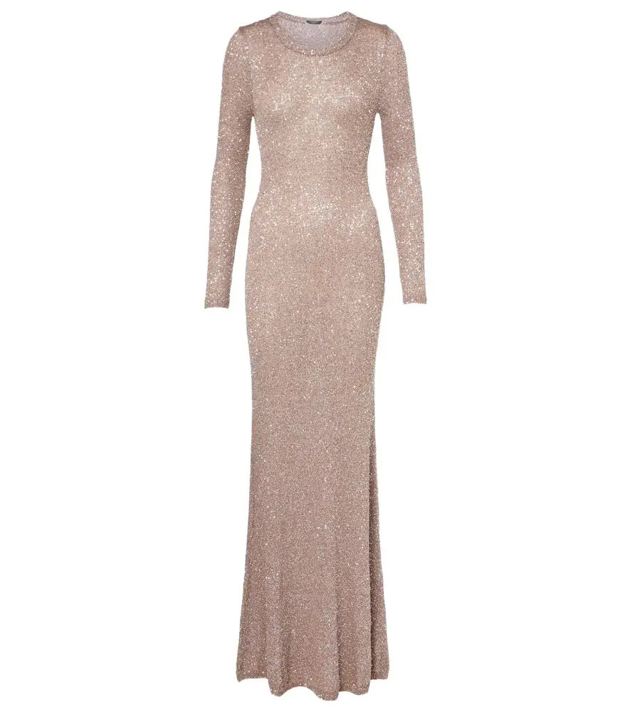 Balenciaga Sequined maxi dress