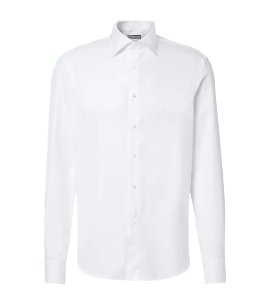 Canali Cotton poplin shirt