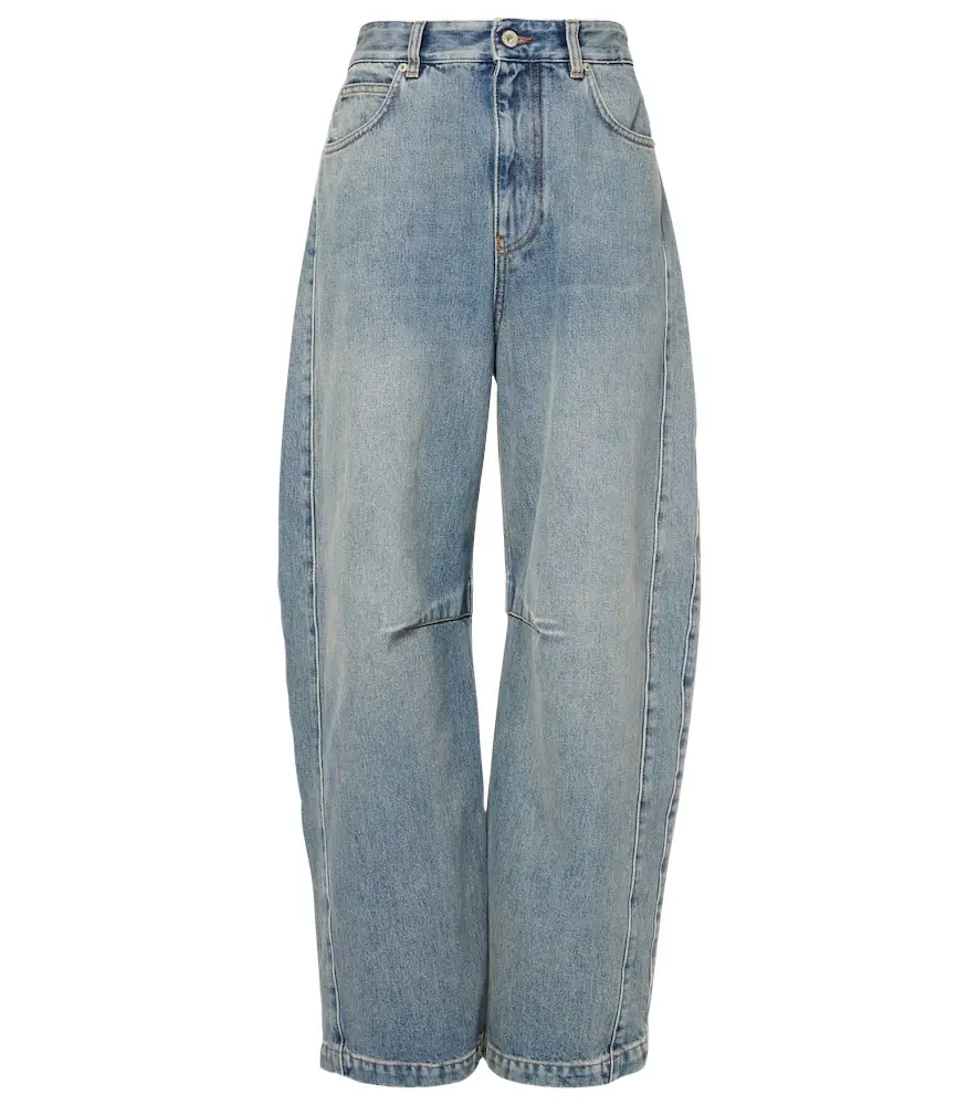 Loewe Anagram barrel-leg jeans