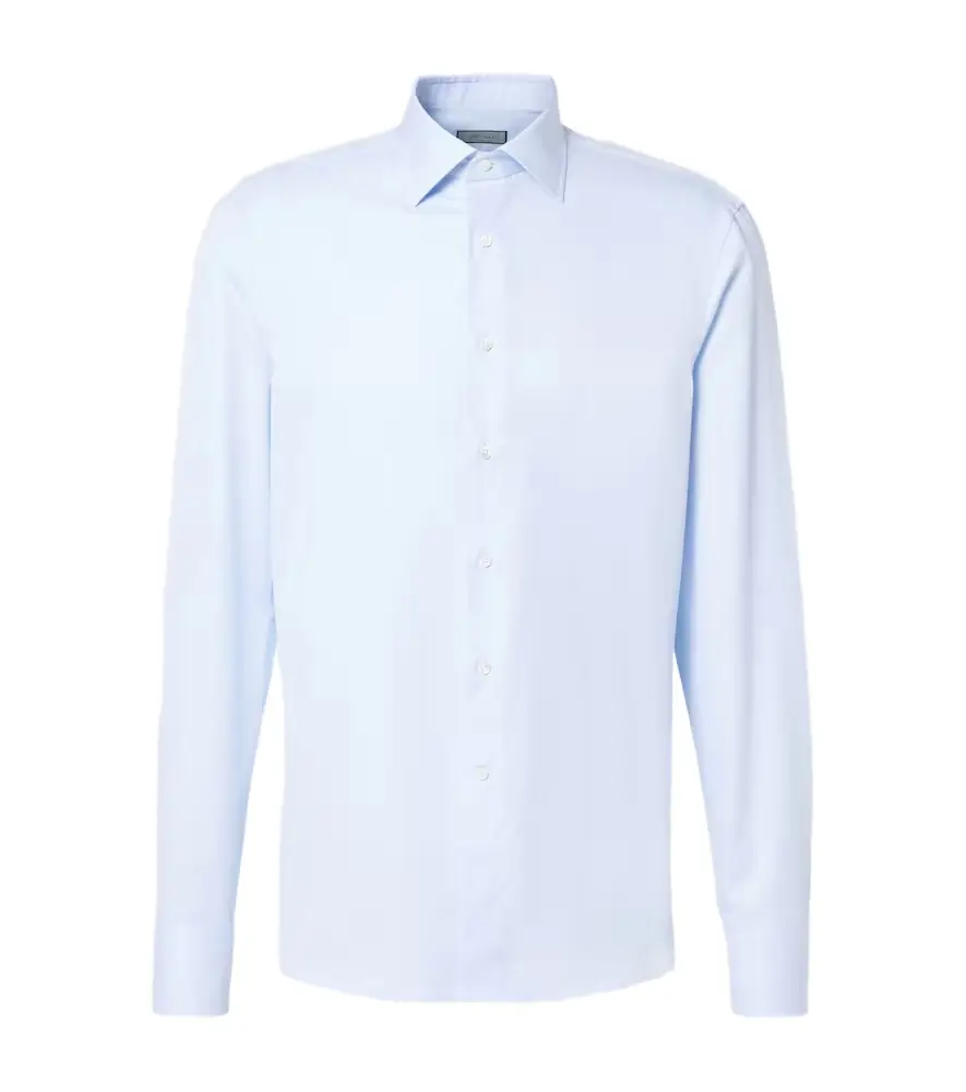 Canali Cotton poplin shirt
