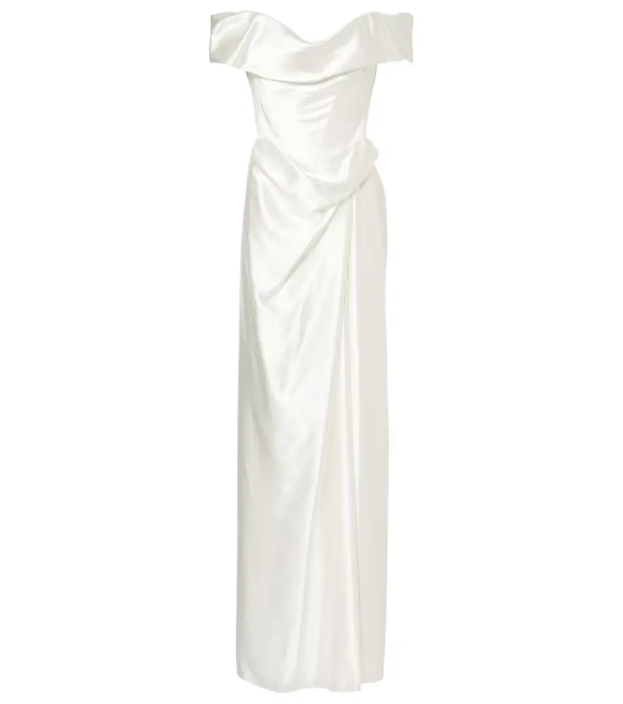 Vivienne Westwood Bridal Mabel silk satin bustier gown