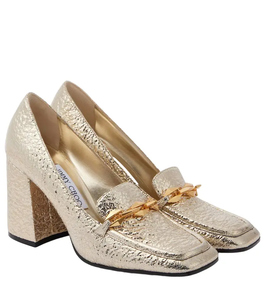 Jimmy Choo Diamond Tilda 80 loafer pumps - Women's Shoes