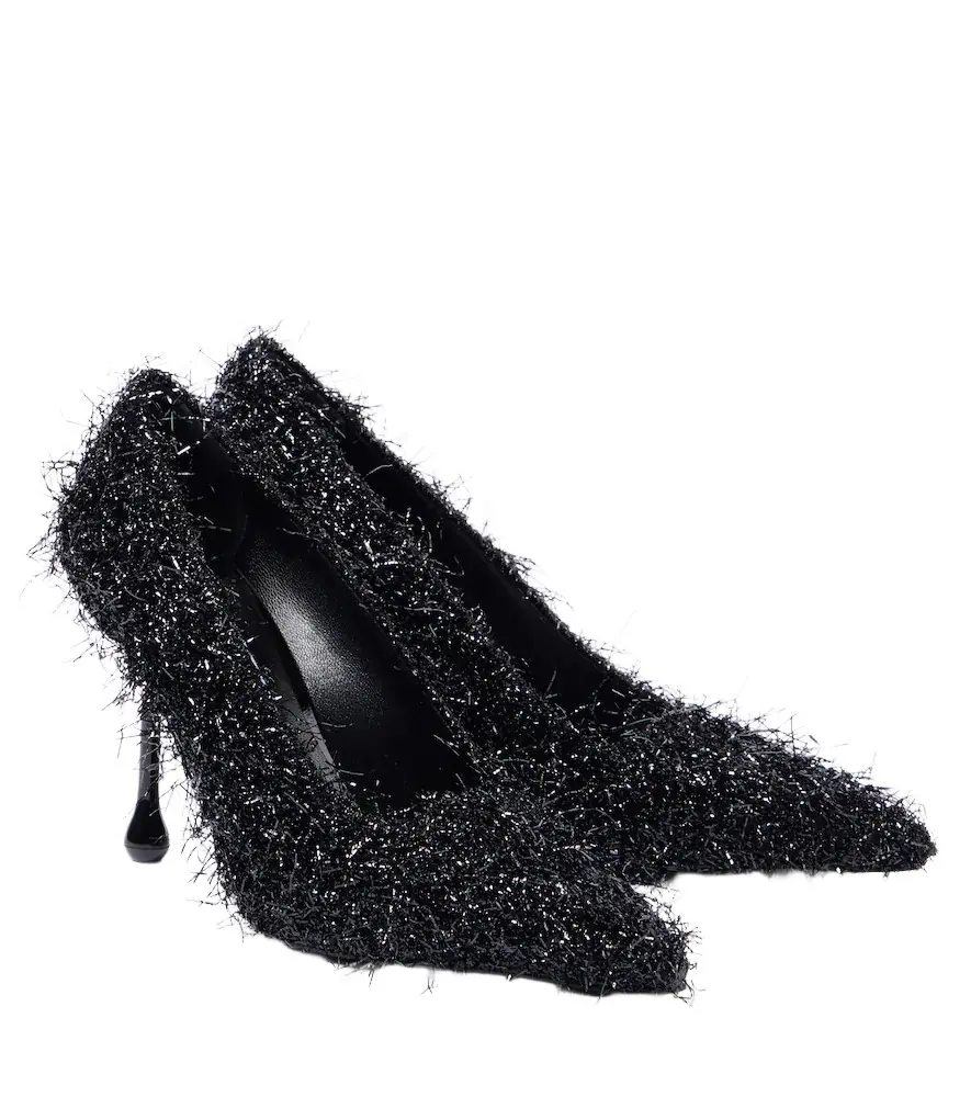 Jimmy Choo Ixia 95 tinsel pumps - Women's Shoes