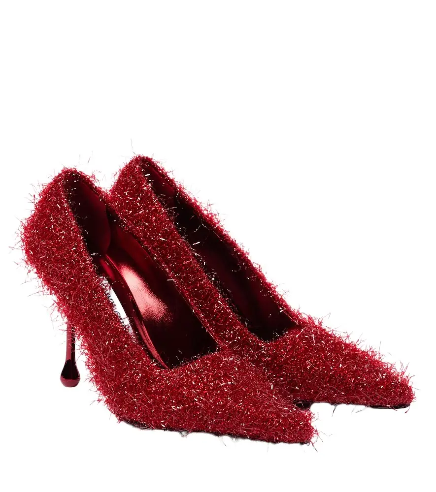 Jimmy Choo Ixia 95 tinsel pumps - Women's Shoes