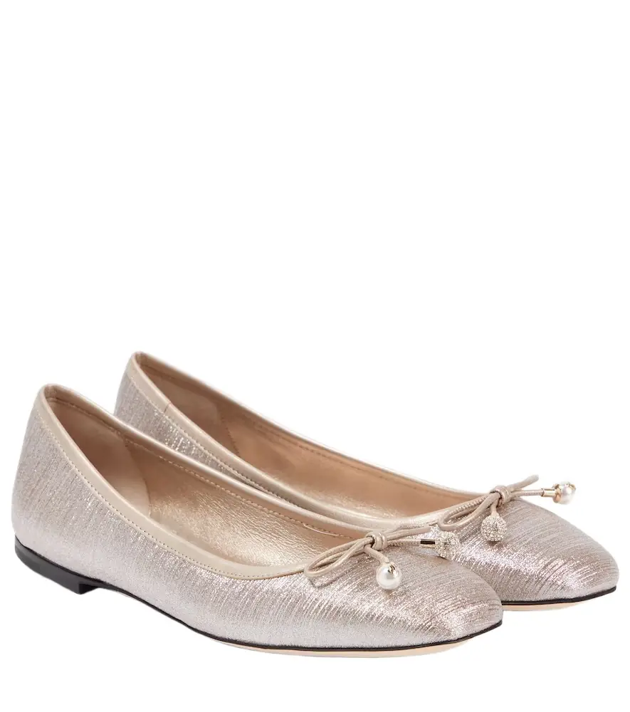 Jimmy Choo Elme glitter ballet flats - Women's Shoes